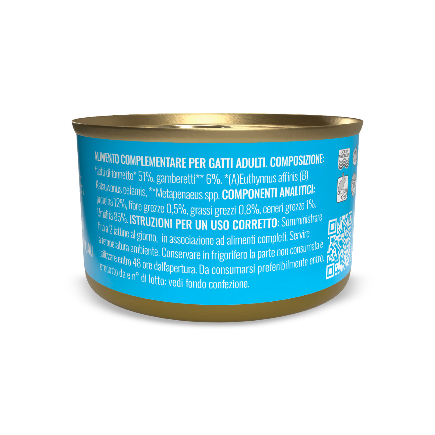 Filetti di Tonnetto con Gamberetti grain free