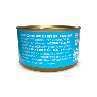 Filetti di Tonnetto con Gamberetti grain free