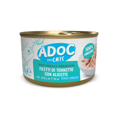 Filetti di Tonnetto con Alicette grain free