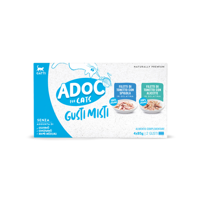 Multipack filetti di Tonnetto con Spigola e Tonnetto con Alicette