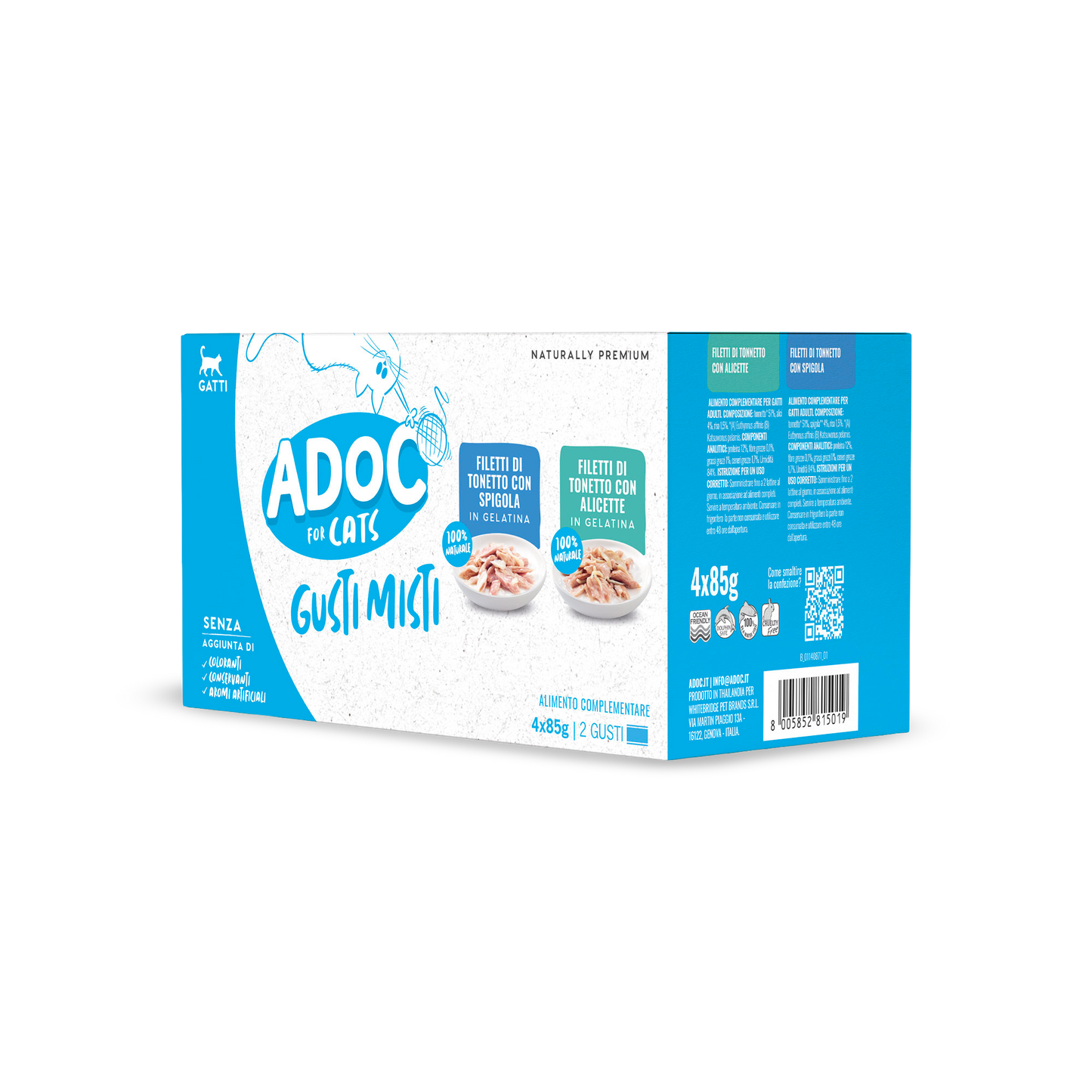Multipack filetti di Tonnetto con Spigola e Tonnetto con Alicette