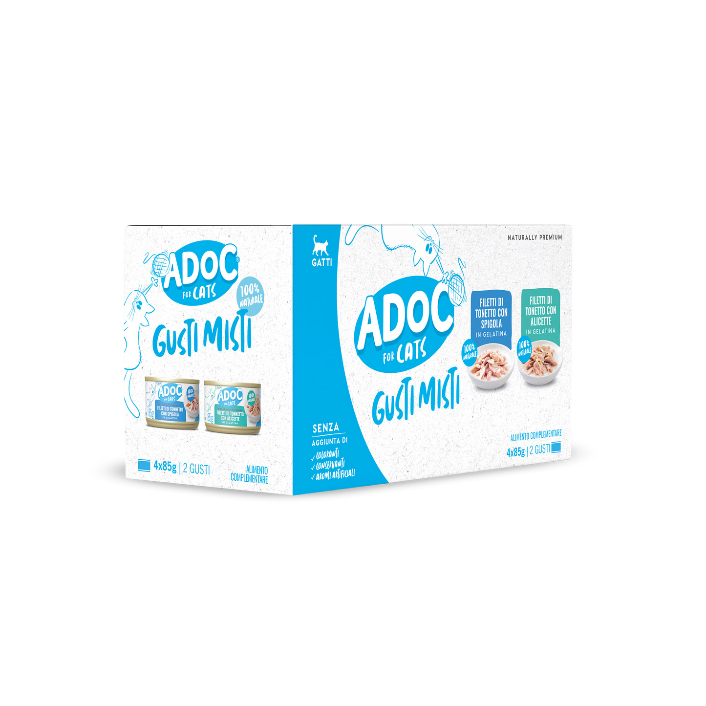 Multipack filetti di Tonnetto con Spigola e Tonnetto con Alicette