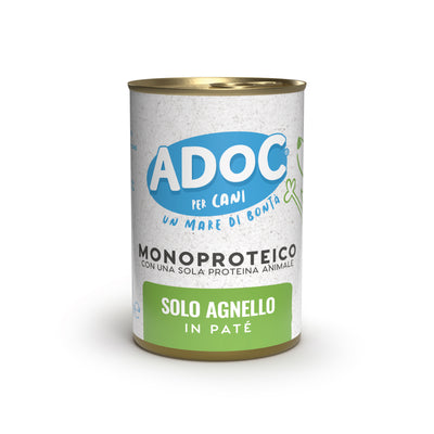 Monoproteico solo Agnello in patè